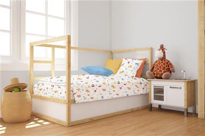 ΠΑΠΛΩΜΑ ΦΑΝΕΛΕΝΙΟ ΚΟΥΝΙΑΣ 120X160ΕΚ. FOREST ANIMALS 070 WHITE-SKY BLUE (ΥΦΑΣΜΑ: ΦΑΝΕΛΑ, ΧΡΩΜΑ: ΛΕΥΚΟ, ΜΕΓΕΘΟΣ: ΚΟΥΝΙΑΣ) - - 31211121024 DIMCOL