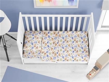 ΠΑΠΛΩΜΑ ΒΑΜΒΑΚΕΡΟ ΚΟΥΝΙΑΣ 120X160ΕΚ. DINOSAUR 517 SKY BLUE (ΥΦΑΣΜΑ: ΒΑΜΒΑΚΙ 100%, ΧΡΩΜΑ: ΓΑΛΑΖΙΟ , ΜΕΓΕΘΟΣ: ΚΟΥΝΙΑΣ) - - 31111121016 DIMCOL