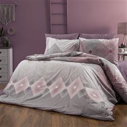 ΠΑΠΛΩΜΑΤΟΘΗΚΗ ΜΟΝΗ (160X240) ΚΑΛΛΙΡΟΗ 606 GREY-BURGUNDY DIMCOL