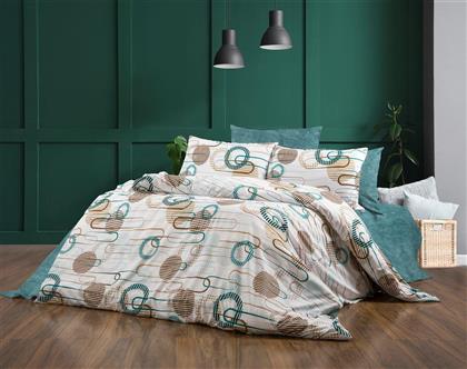 ΠΑΠΛΩΜΑΤΟΘΗΚΗ POLYCOTTON ΥΠΕΡΔΙΠΛΗ 220X240ΕΚ. ΔΙΩΝΗ 601 WHITE-PETROL (ΧΡΩΜΑ: ΛΕΥΚΟ, ΥΦΑΣΜΑ: 70% ΒΑΜΒΑΚΙ-30% POLYESTER, ΜΕΓΕΘΟΣ: ΥΠΕΡΔΙΠΛΑ) - - 33310824062 DIMCOL