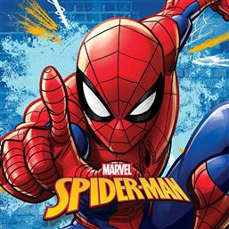 ΠΑΙΔΙΚΟ ΜΑΓΙΚΟ ΠΕΤΣΕΤΑΚΙ (30X30) SPIDEMAN 70 SKY BLUE DIMCOL