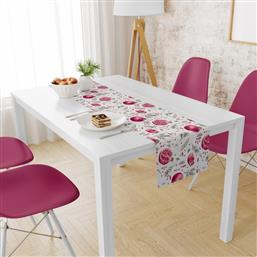 RUNNER POLYCOTTON ΑΛΕΚΙΑΣΤO 40X180ΕΚ. POMEGRANATE 458 WHITE (ΧΡΩΜΑ: ΛΕΥΚΟ, ΥΦΑΣΜΑ: 70% ΒΑΜΒΑΚΙ-30% POLYESTER) - - 33313355001 DIMCOL