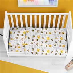 ΣΕΝΤΟΝΙ ΛΙΚΝΟΥ (80X110) HONEY BEE 545 WHITE-YELLOW DIMCOL από το SPITISHOP