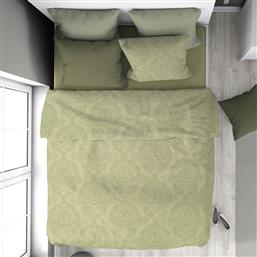ΣΕΝΤΟΝΙΑ ΥΠΕΡΔΙΠΛΑ (ΣΕΤ 240X270) ΑΡΤΕΜΙΣ 704 LIGHT OLIVE DIMCOL