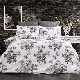 ΣΕΝΤΟΝΙΑ ΥΠΕΡΔΙΠΛΑ (ΣΕΤ 240X270) ΒΕΡΟΝΙΚΗ 487 WHITE-GREY DIMCOL