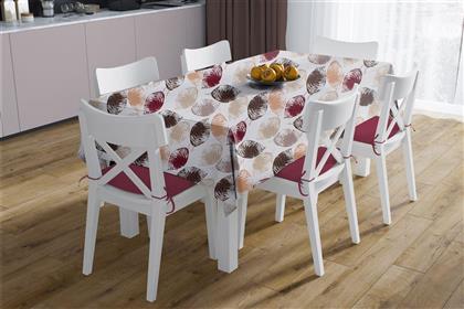 ΣΕΤ 2ΤΜΧ ΤΡΑΠΕΖΟΜΑΝΤΗΛΟ & RUNNER POLYCOTTON ΑΛΕΚΙΑΣΤΟ 140X220ΕΚ.-40X220ΕΚ. LEAVES 467 BROWN (ΧΡΩΜΑ: ΚΑΦΕ, ΥΦΑΣΜΑ: 70% ΒΑΜΒΑΚΙ-30% POLYESTER) - - 33313352005 DIMCOL