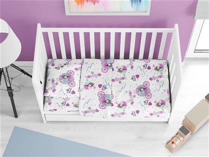 ΣΕΤ ΣΕΝΤΟΝΙΑ 3ΤΜΧ ΜΠΕΜΠΕ POLYCOTTON ΚΟΥΝΙΑΣ 120X160ΕΚ. PRINCESS 389 WHITE-LILAC (ΤΥΠΟΣ ΚΑΤΩΣΕΝΤΟΝΟΥ: ΧΩΡΙΣ ΛΑΣΤΙΧΟ, ΧΡΩΜΑ: ΛΕΥΚΟ, ΥΦΑΣΜΑ: 70% ΒΑΜΒΑΚΙ-30% POLYESTER, ΜΕΓΕΘΟΣ: ΣΕΤ) - - 31312221006 DIMCOL