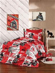 ΣΕΤ ΣΕΝΤΟΝΙΑ POLYCOTTON ΜΟΝΑ 160X240ΕΚ. MOTOCROSS 288 RED (ΤΥΠΟΣ ΚΑΤΩΣΕΝΤΟΝΟΥ: ΧΩΡΙΣ ΛΑΣΤΙΧΟ, ΧΡΩΜΑ: ΚΟΚΚΙΝΟ, ΥΦΑΣΜΑ: 70% ΒΑΜΒΑΚΙ-30% POLYESTER) - - 32312223005 DIMCOL