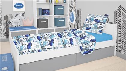 ΣΕΤ ΣΕΝΤΟΝΙΑ POLYCOTTON ΜΟΝΑ 160X240ΕΚ. SPEED RACER 291 (ΤΥΠΟΣ ΚΑΤΩΣΕΝΤΟΝΟΥ: ΧΩΡΙΣ ΛΑΣΤΙΧΟ, ΧΡΩΜΑ: ΛΕΥΚΟ, ΥΦΑΣΜΑ: 70% ΒΑΜΒΑΚΙ-30% POLYESTER) - - 1924685225029198 DIMCOL