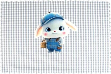 ΣΟΥΠΛΑ ΠΑΙΔΙΚΟ POLYESTER 35X50ΕΚ. CAP BUNNY 38 ΓΚΡΙ (ΣΕΤ 6 ΤΕΜΑΧΙΑ) (ΥΦΑΣΜΑ: POLYESTER, ΧΡΩΜΑ: ΓΚΡΙ) - - 31463767020 DIMCOL