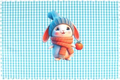 ΣΟΥΠΛΑ ΠΑΙΔΙΚΟ POLYESTER 35X50ΕΚ. WINTER BUNNY 39 ΣΙΕΛ (ΣΕΤ 6 ΤΕΜΑΧΙΑ) (ΥΦΑΣΜΑ: POLYESTER, ΧΡΩΜΑ: ΣΙΕΛ) - - 31463767021 DIMCOL