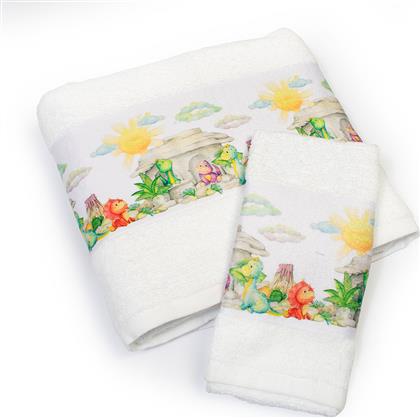 ΒΡΕΦΙΚΕΣ ΠΕΤΣΕΤΕΣ (ΣΕΤ 2ΤΜΧ) DINOSAURS 311 WHITE DIMCOL