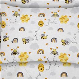 ΒΡΕΦΙΚΗ ΜΑΞΙΛΑΡΟΘΗΚΗ (35X45) HONEY BEE 545 WHITE-YELLOW DIMCOL