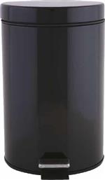 ΚΑΔΟΣ ΑΠΟΡΡΙΜΜΑΤΩΝ ΜΠΑΝΙΟΥ RAINBOW (23X22X32) 7LT SOFT CLOSE ΜΑΤ ΜΑΥΡΟ DIMITRACAS