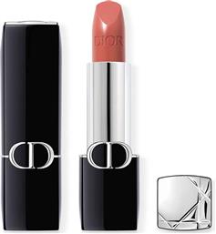 ROUGE LIPSTICK - COMFORT AND LONG WEAR - HYDRATING FLORAL LIP CARE 100 NUDE LOOK SATINY FINISH DIOR