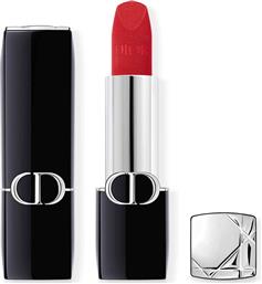 ROUGE LIPSTICK - COMFORT AND LONG WEAR - HYDRATING FLORAL LIP CARE 764 ROUGE GIPSY VELVET FINISH DIOR