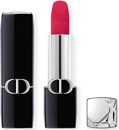 ROUGE LIPSTICK - COMFORT AND LONG WEAR - HYDRATING FLORAL LIP CARE 784 ROUGE ROSE VELVET FINISH DIOR