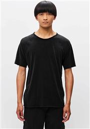 ΑΝΔΡΙΚΟ T-SHIRT ΜΟΝΟΧΡΩΜΟ REGULAR FIT - DLMT000598 ΜΑΥΡΟ DIRTY LAUNDRY