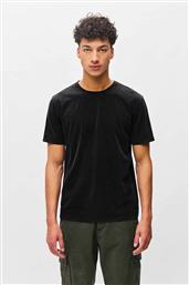 ΑΝΔΡΙΚΟ T-SHIRT ΜΟΝΟΧΡΩΜΟ REGULAR FIT - DLMT000603 ΑΝΘΡΑΚΙ DIRTY LAUNDRY