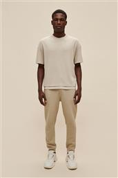 ΑΝΔΡΙΚΟ T-SHIRT TEXTURED ΜΟΝΟΧΡΩΜΟ RELAXED FIT - DLMT000532 ΜΠΕΖ DIRTY LAUNDRY