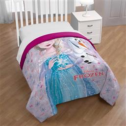 ΠΑΠΛΩΜΑ ΜΟΝΟ (160X240) 2 ΟΨΕΩΝ DIMCOL FROZEN 45 LILAC DISNEY