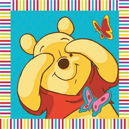 ΠΑΙΔΙΚΟ ΜΑΓΙΚΟ ΠΕΤΣΕΤΑΚΙ (30X30) DIMCOL WINNIE 01 DISNEY