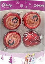 ΣΕΤ ΜΠΑΛΕΣ 4ΤΜΧ PRINCESS RED Δ7,5ΕΚ. 93-3067 (ΧΡΩΜΑ: ΚΟΚΚΙΝΟ) - - 93-3067-RED DISNEY