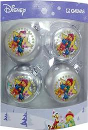 ΣΕΤ ΜΠΑΛΕΣ 4ΤΜΧ WINNIE THE POOH SILVER Δ7,5ΕΚ. 93-3073 (ΧΡΩΜΑ: ΑΣΗΜΙ ) - - 93-3073-SILVER DISNEY