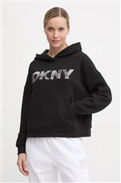 ΜΠΛΟΥΖΑ ΧΡΩΜΑ: ΜΑΥΡΟ, ΜΕ ΚΟΥΚΟΥΛΑ, DP4T1031 DKNY