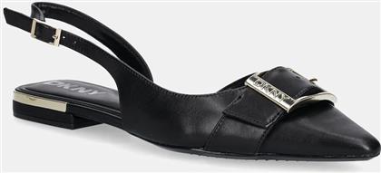 ΔΕΡΜΑΤΙΝΕΣ ΜΠΑΛΑΡΙΝΕΣ CLEMMA ΧΡΩΜΑ: ΜΑΥΡΟ, K3590639 DKNY