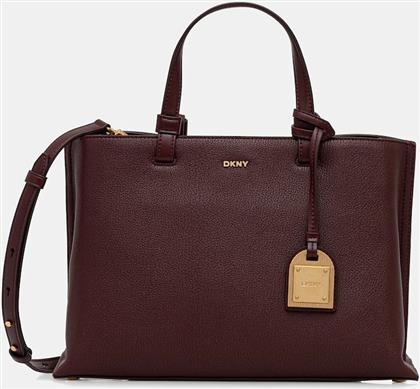 ΔΕΡΜΑΤΙΝΗ ΤΣΑΝΤΑ ΧΡΩΜΑ: ΜΠΕΖ, R44D1I53 DKNY