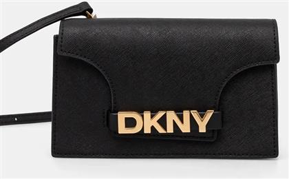 ΔΕΡΜΑΤΙΝΗ ΤΣΑΝΤΑ ΧΡΩΜΑ: ΜΑΥΡΟ, R435OG58 DKNY