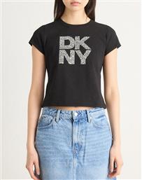 DJ5T1512 LOGO ΜΠΛΟΥΖΑΚΙ ΚΟΝΤΟΜΑΝΙΚΟ DKNY