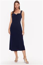 ΦΟΡΕΜΑ ΚΟΚΤΕΙΛ COWL NECK SLEEVELESS DD3C3620 ΣΚΟΥΡΟ ΜΠΛΕ REGULAR FIT DKNY από το MODIVO