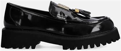 ΓΥΝΑΙΚΕΙΑ ΔΕΡΜΑΤΙΝΑ LOAFERS ΛΟΥΣΤΡΙΝΙ ''GILLIAN'' - K3436027 ΜΑΥΡΟ DKNY