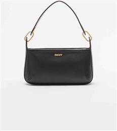 ΓΥΝΑΙΚΕΙΑ ΔΕΡΜΑΤΙΝΗ ΤΣΑΝΤΑ ΧΕΙΡΟΣ/CROSSBODY ''BELEN'' - R44EKI56 ΜΑΥΡΟ DKNY