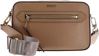 ΓΥΝΑΙΚΕΙΑ ΔΕΡΜΑΤΙΝΗ ΤΣΑΝΤΑ CROSSBODY ''BRYANT AVE'' - R42E3E22 ΤΑΜΠΑ DKNY