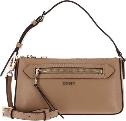 ΓΥΝΑΙΚΕΙΑ ΔΕΡΜΑΤΙΝΗ ΤΣΑΝΤΑ CROSSBODY/ΧΕΙΡΟΣ ''BRYANT AVE'' - R42HKE18 ΤΑΜΠΑ DKNY