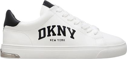 ΓΥΝΑΙΚΕΙΑ SNEAKERS ΜΕ ΛΟΓΟΤΥΠΟ ''ALAIRE'' - K2435318 ΛΕΥΚΟ DKNY