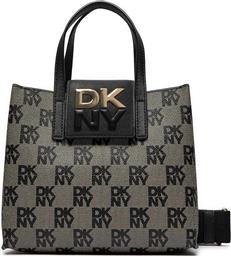 ΓΥΝΑΙΚΕΙΑ ΤΣΑΝΤΑ ΧΕΙΡΟΣ ΜΕ ALL-OVER LOGO ''FAYE'' - R42D5E40 ΜΑΥΡΟ DKNY