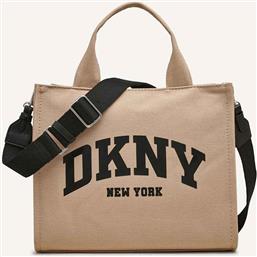 ΓΥΝΑΙΚΕΙΑ ΤΣΑΝΤΑ ΧΕΙΡΟΣ ΜΕ ΛΟΓΟΤΥΠΟ ''HANDLEE'' - R41AOR57 ΜΠΕΖ DKNY