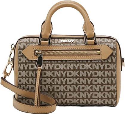 ΓΥΝΑΙΚΕΙΑ ΤΣΑΝΤΑ CROSSBODY ΜΕ ALL-OVER LOGO ''BRYANT'' - R42DYE19 ΚΑΜΗΛΟ DKNY