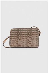 ΓΥΝΑΙΚΕΙΑ ΤΣΑΝΤΑ CROSSBODY ΜΕ ALL-OVER LOGO PRINT ''BRYANT'' - R42EYE17 ΚΑΦΕ DKNY