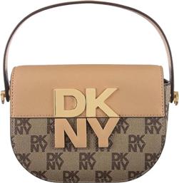 ΓΥΝΑΙΚΕΙΑ ΤΣΑΝΤΑ CROSSBODY ΜΕ ALL-OVER MONOGRAM ''ECHO'' - R42EYE28 ΚΑΜΗΛΟ DKNY