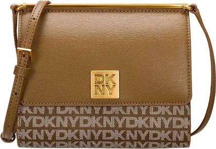 ΓΥΝΑΙΚΕΙΑ ΤΣΑΝΤΑ CROSSBODY ''MONA'' - R43E5G79 ΜΠΕΖ DKNY