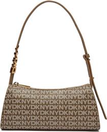 ΓΥΝΑΙΚΕΙΑ ΤΣΑΝΤΑ ΩΜΟΥ ΜΕ ALL-OVER LOGO ''AVRIL'' - R4335G57 ΜΠΕΖ DKNY