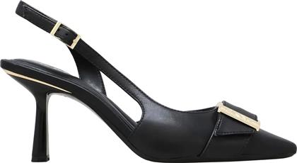 ΓΥΝΑΙΚΕΙΕΣ ΔΕΡΜΑΤΙΝΕΣ ΓΟΒΕΣ SLINGBACK ''NEAIRA'' - K3566348 ΜΑΥΡΟ DKNY