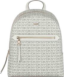 ΓΥΝΑΙΚΕΙΟ BACKPACK ΜΕ ALL-OVER LOGO ''BRYANT AVE'' - R51KYJ33 ΥΠΟΛΕΥΚΟ DKNY
