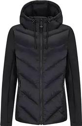 ΓΥΝΑΙΚΕΙΟ ΜΠΟΥΦΑΝ ΚΑΠΙΤΟΝΕ ΜΕ ΨΗΛΟ ΛΑΙΜΟ - DLEMPR06 ΜΑΥΡΟ DKNY