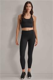 ΓΥΝΑΙΚΕΙΟ ΨΗΛΟΜΕΣΟ ΚΟΛΑΝ CROPPED ΜΕ ΛΟΓΟΤΥΠΟ STRETCHY FIT - DP4P1223 ΜΑΥΡΟ DKNY